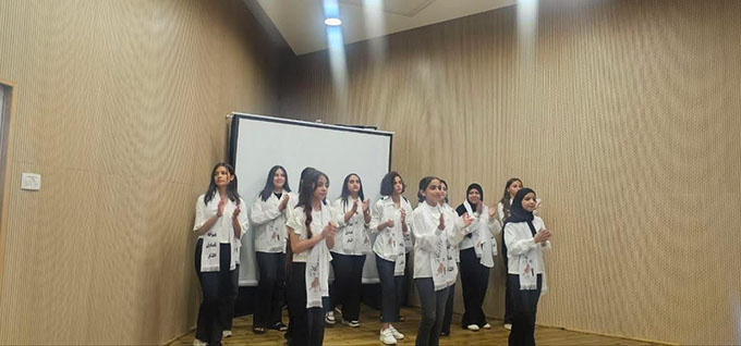 اجتماع أولياء أمور الطلبة في اعدادية دار التربية والعلوم في جلجولية